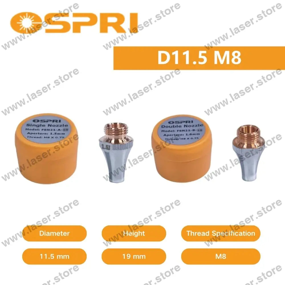 OSPRI Original Single/Double Layer Nozzles D11.5 M8