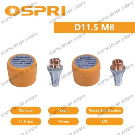 OSPRI Original Single/Double Layer Nozzles D11.5 M8