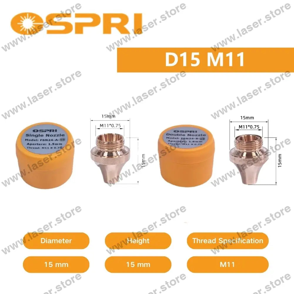 OSPRI Original Single/Double Layer Nozzles D15 M11