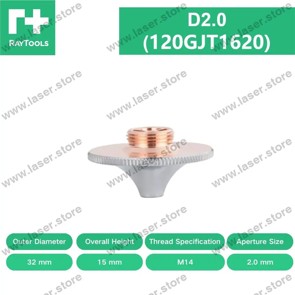 Raytools Original Single/Double Layer Nozzle D32（Type B） D2.0mm（120GJT1620）