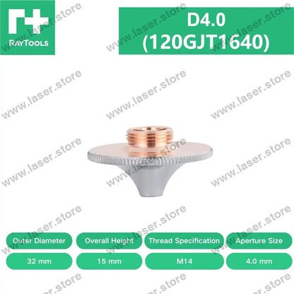 Raytools Original Single/Double Layer Nozzle D32（Type B） D4.0mm（120GJT1640）