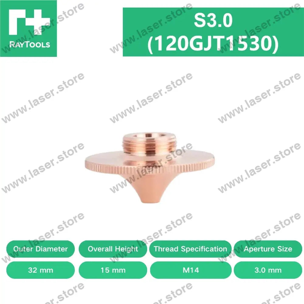 Raytools Original Single/Double Layer Nozzle D32（Type B） S3.0mm（120GJT1530）