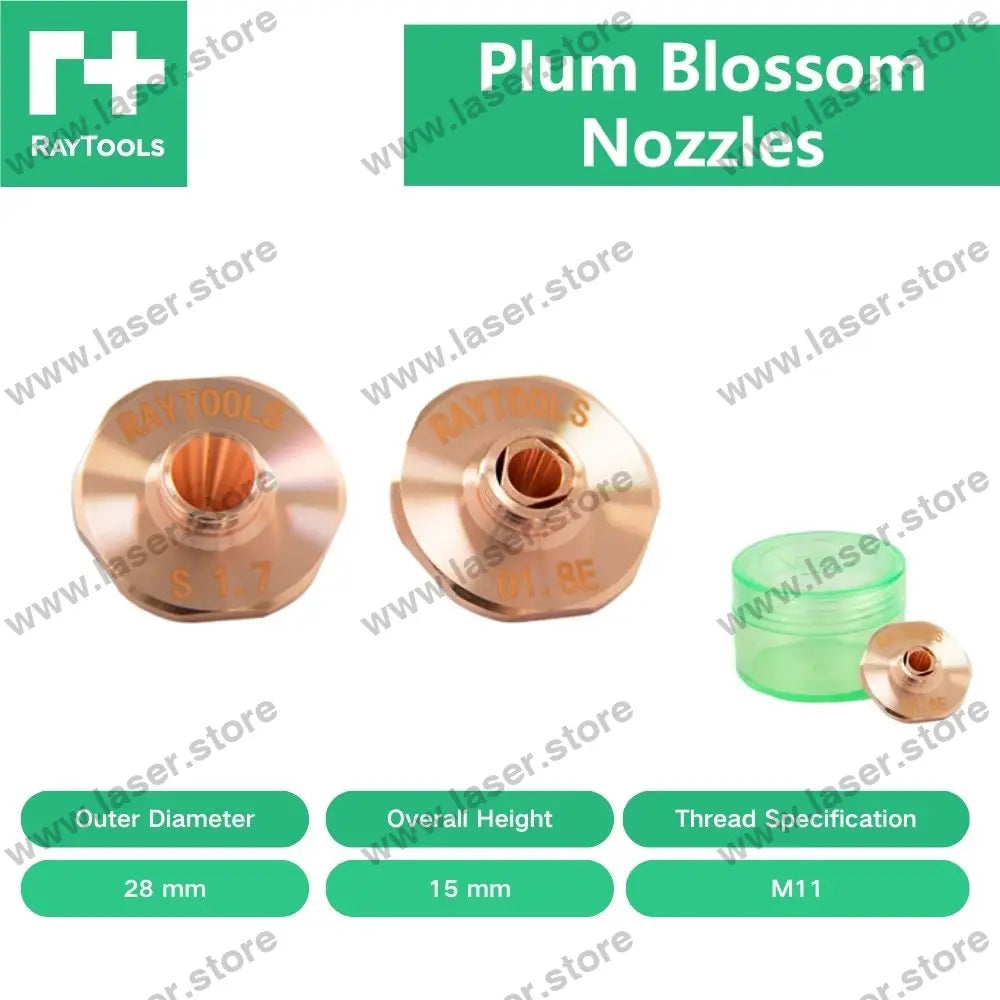 Raytools Original Single/Double Layer Plum Blossom High-Speed Nozzle