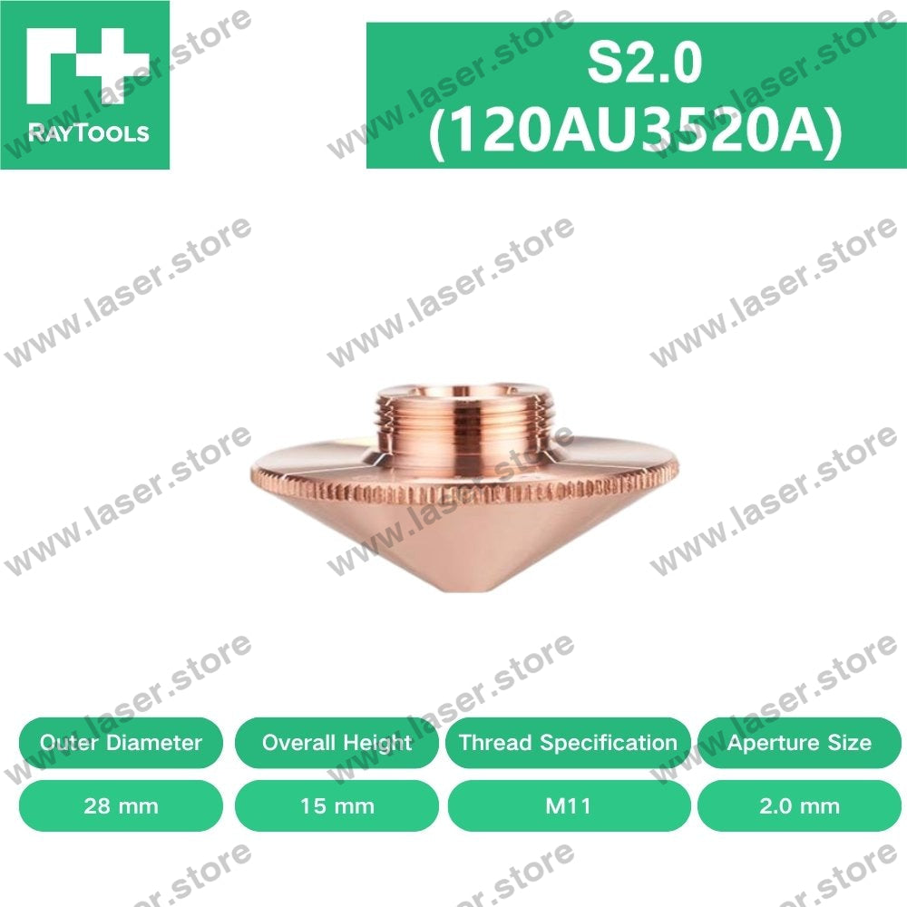 Raytools Original Single Standard Nozzles D28 M11 Single 2.0mm（120AU3520A）